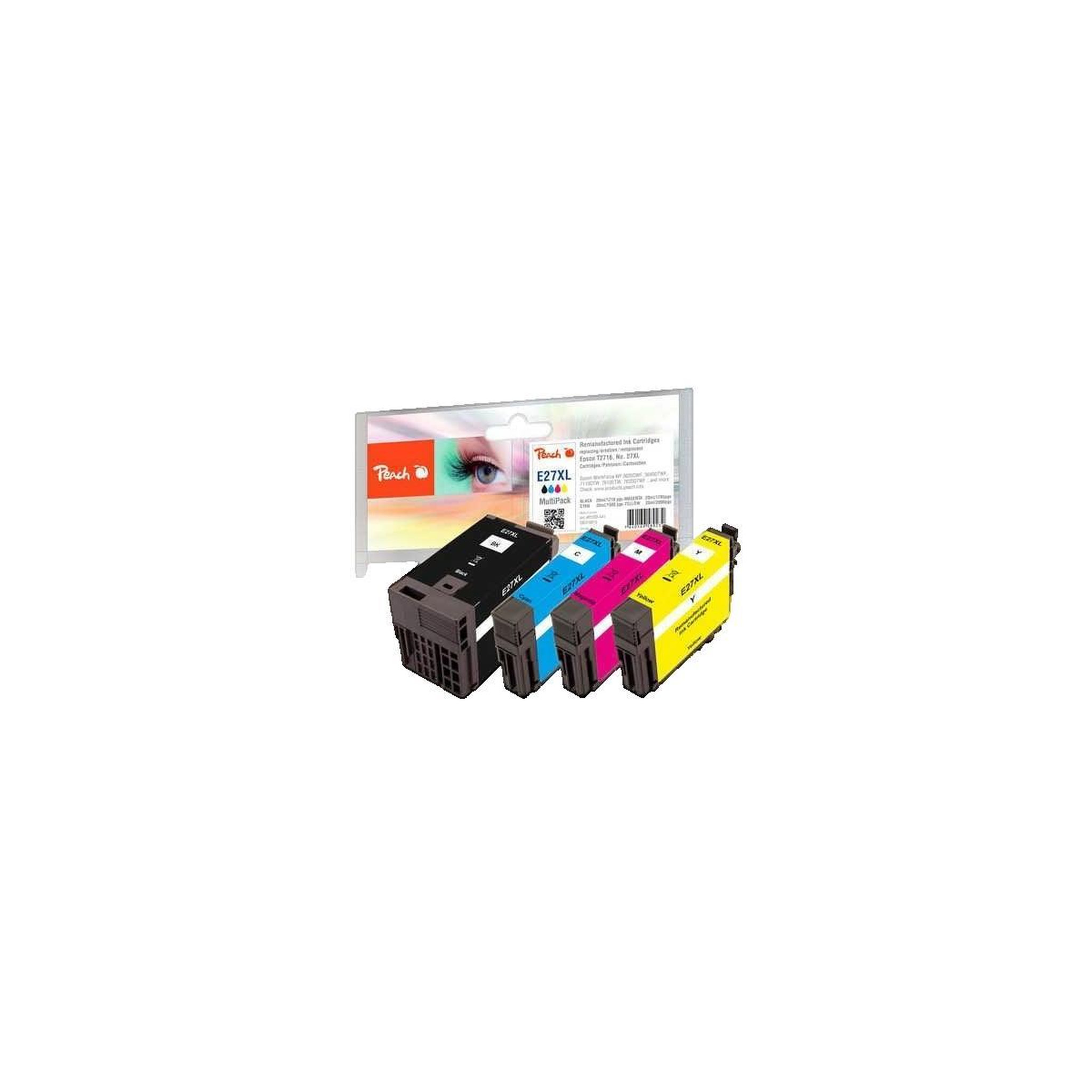 Peach Cartouche d'encre Peach Epson No.27XL T2715 MultiPack Noir