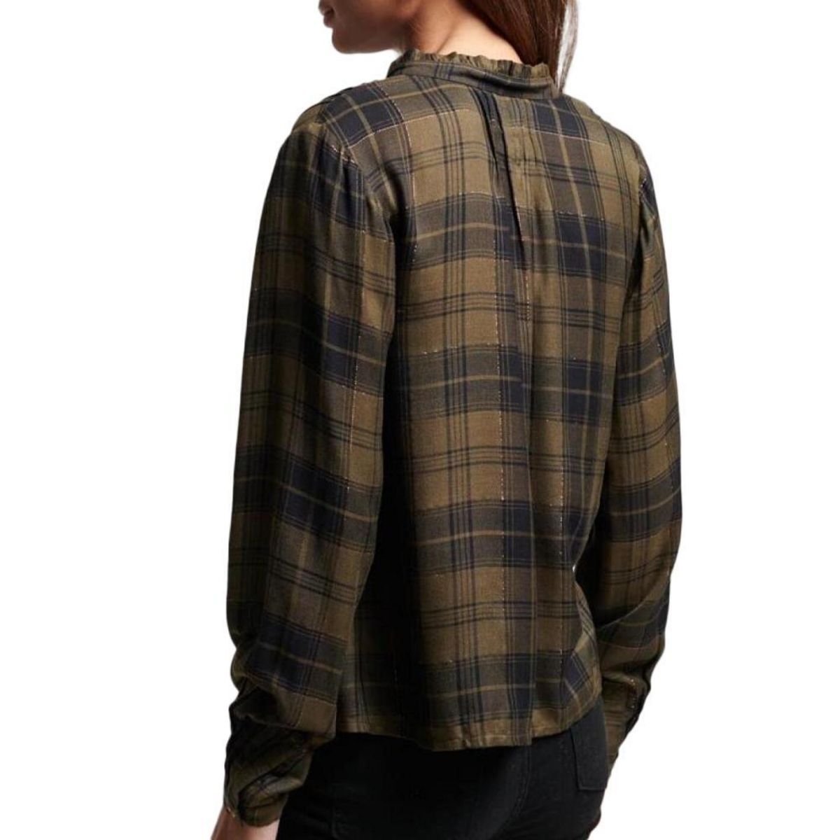 SUPERDRY Chemise /Noir à Carreaux Femme Superdry W6011677A