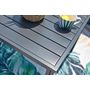 Voir la diapositive 4 : CONCEPT USINE Salon de jardin bas 4 places canapé inclinable TEORA