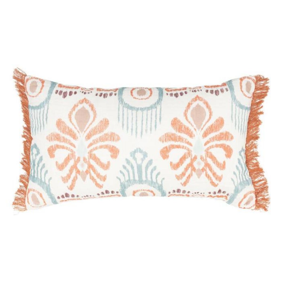 ATMOSPHERA Coussin Déco Imprimé  Ikat  30x50cm Multicolore