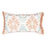 Voir la diapositive 1 : ATMOSPHERA Coussin Déco Imprimé  Ikat  30x50cm Multicolore