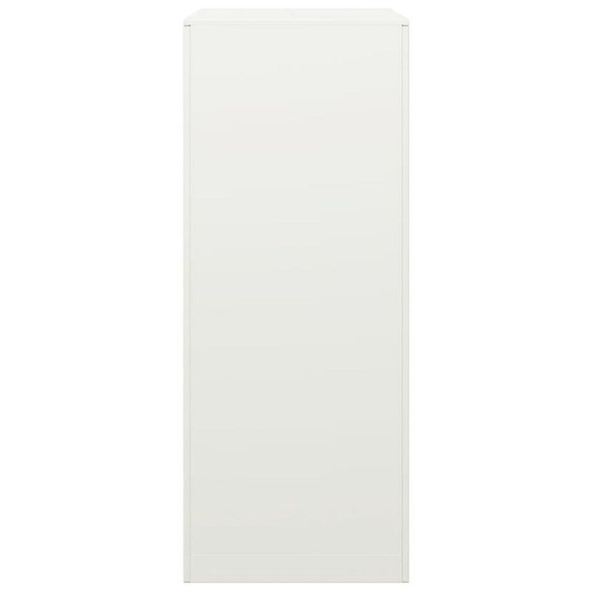 VIDAXL Portant de bois de chauffage blanc 60x40x100 cm acier