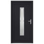 Voir la diapositive 3 : VIDAXL Porte d'entree anthracite 88x200 cm PVC