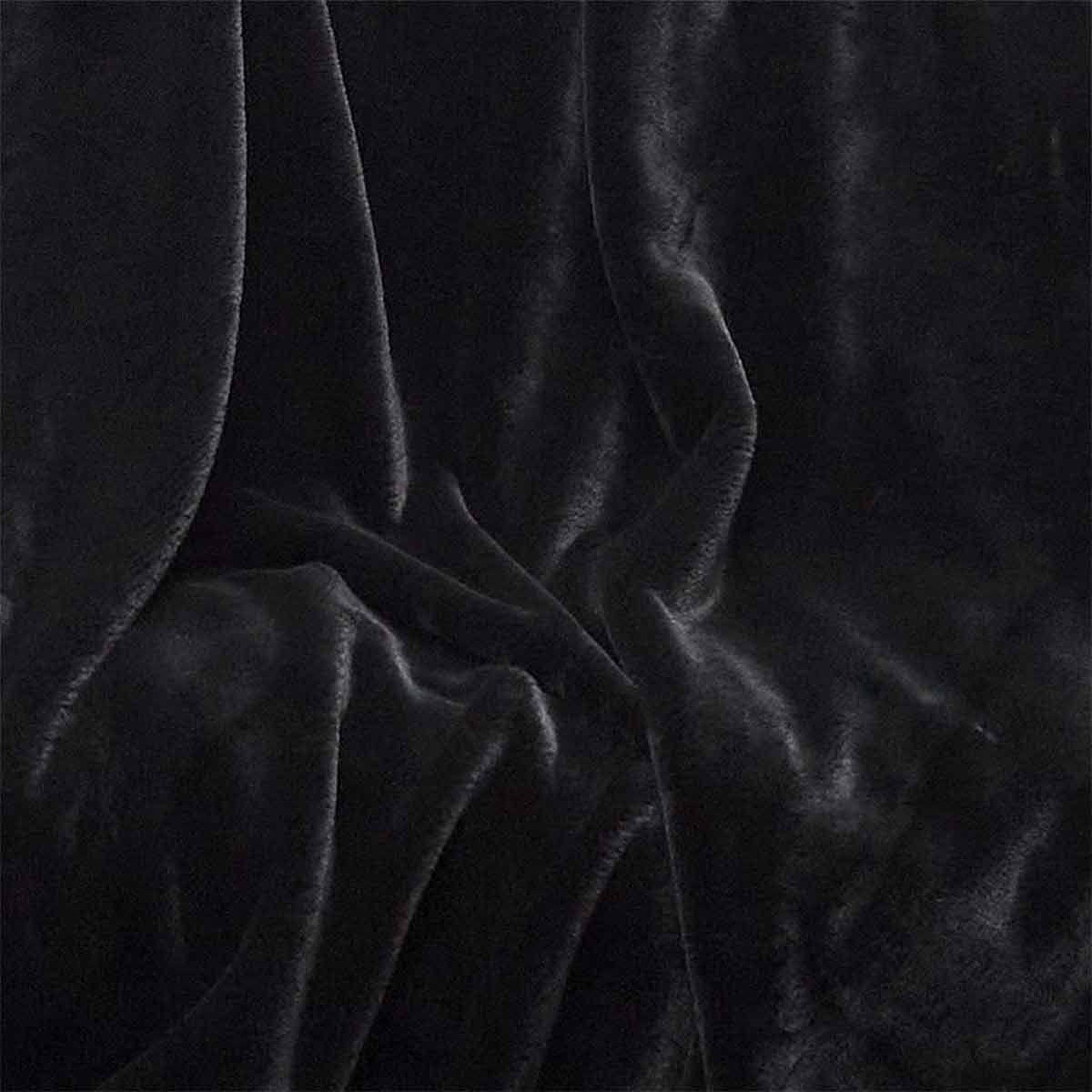 Voir la diapositive 3 : The Home Deco Factory Plaid imitation fourrure  opulence  120x150cm noir