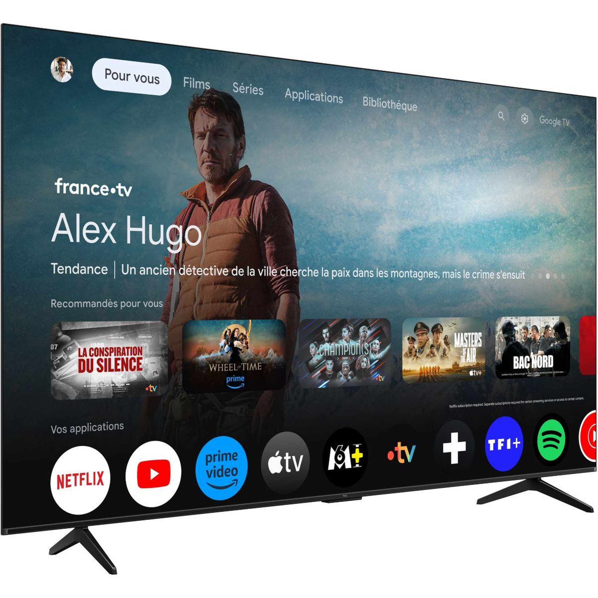 Voir la diapositive 3 : TCL TV QLED 85P79K 2025 - 85 pouces ( 215 cm )