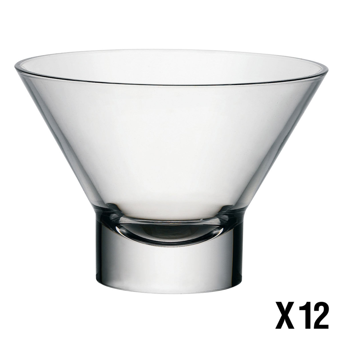 BORMIOLI ROCCO Lot de 12 coupes à glace YPSILON 37,5 cl