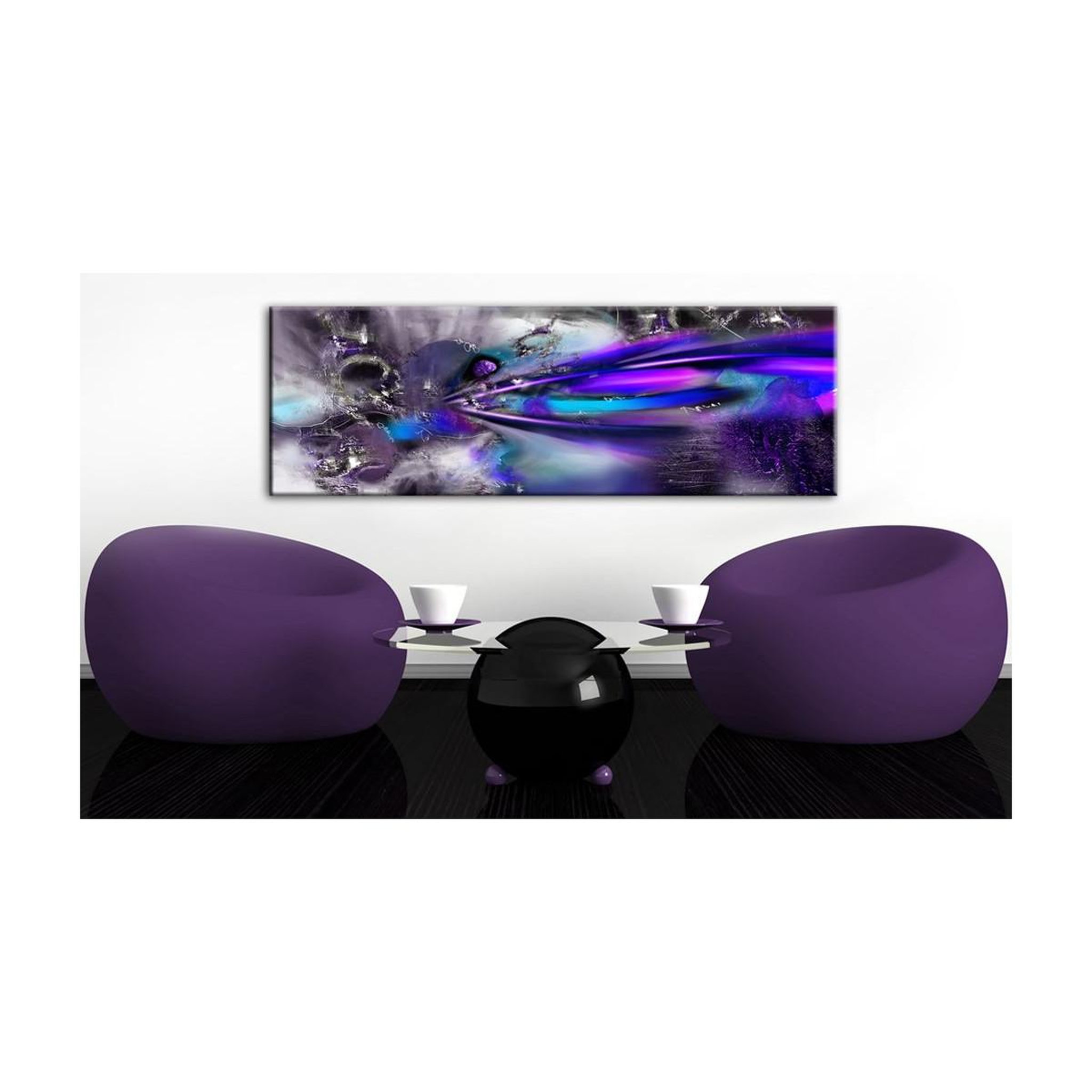 Voir la diapositive 2 : Paris Prix Tableau imprimé  comète violette