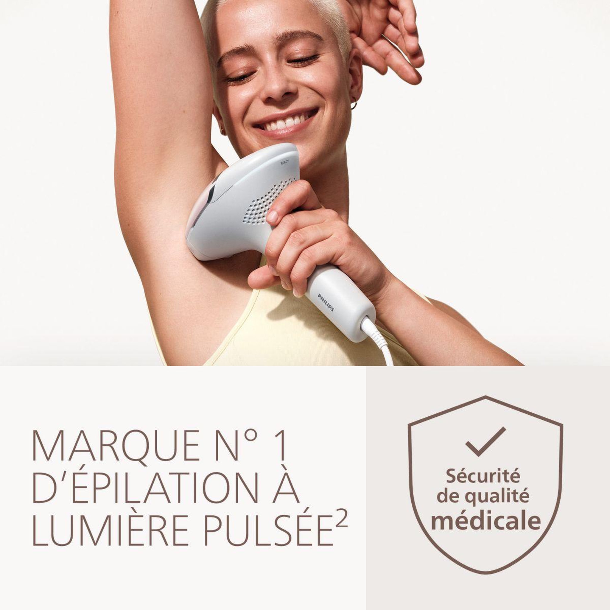 Voir la diapositive 3 : Philips Epilateur lumière pulsée Lumea Series 8000 BRI932/00