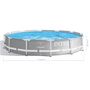 Voir la diapositive 5 : INTEX Piscine tubulaire Prism Frame ronde 3,66 x 0,76 m - Intex