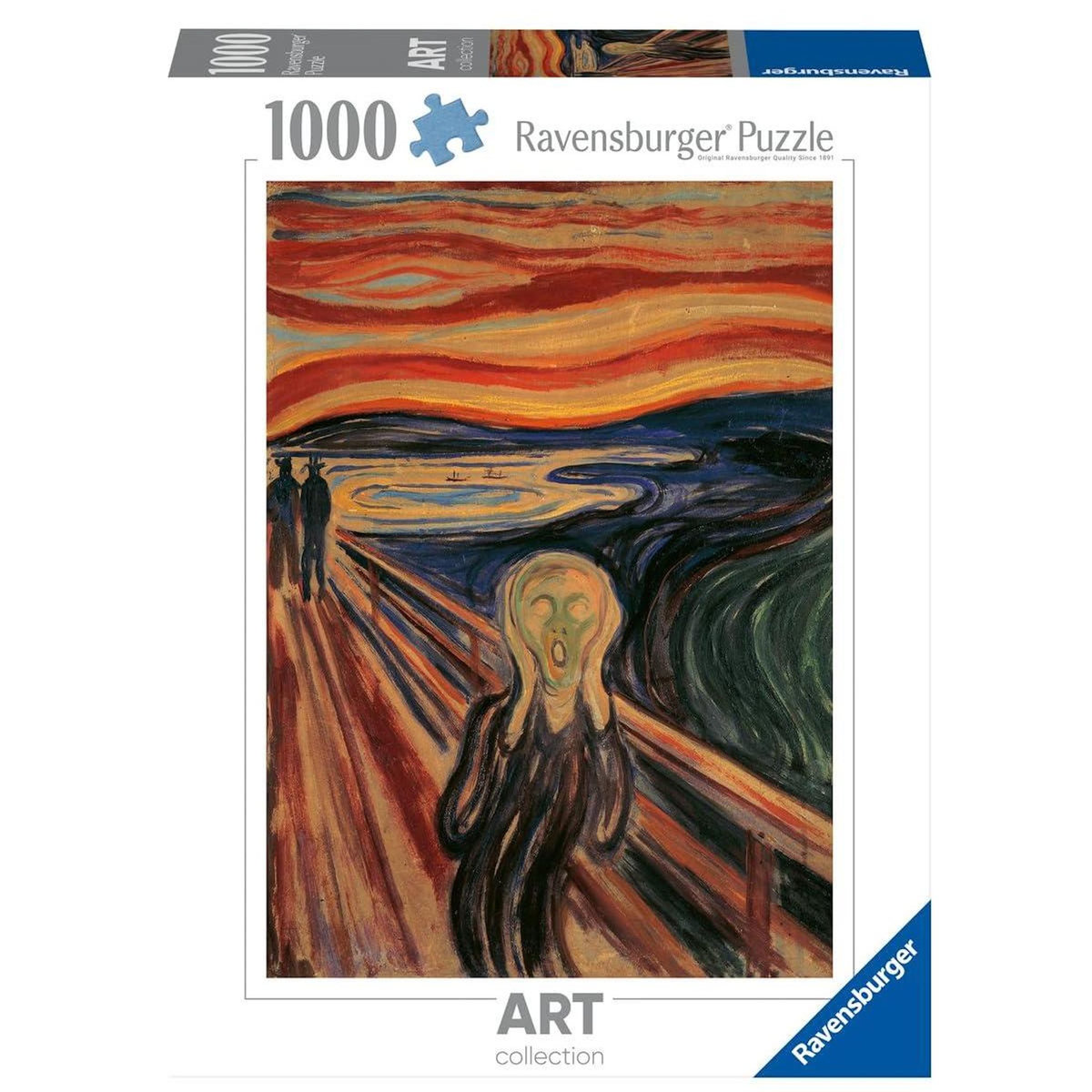 RAVENSBURGER Puzzle 1000 pièces - Art Collection - Le Cri/Edvard Munch