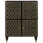 Voir la diapositive 3 : VIDAXL Armoire laterale 60x33x75 cm bois massif de manguier