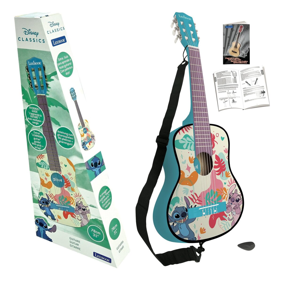Lexibook Guitare Acoustique Stitch
