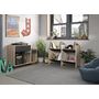 Voir la diapositive 4 : Meuble de rangement pour vinyles L119xH80xP40cm ATLANTA