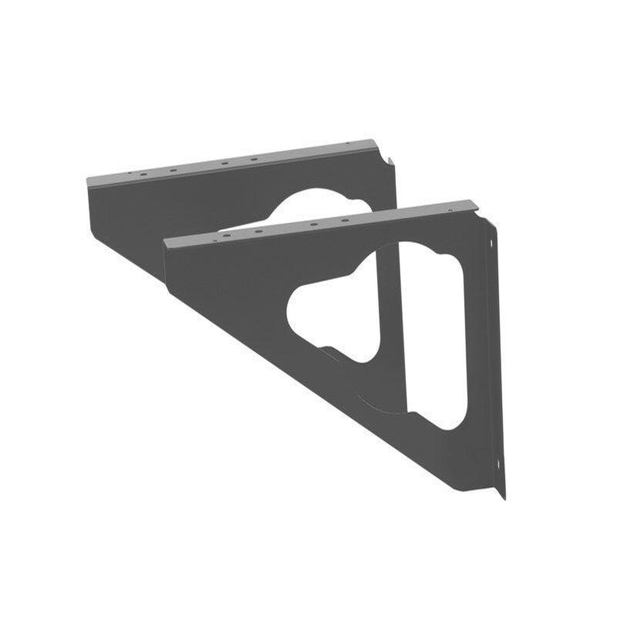 RENZ Equerre H.17.5 X L.25 X P.3 Cm Renz, Gris Anthracite