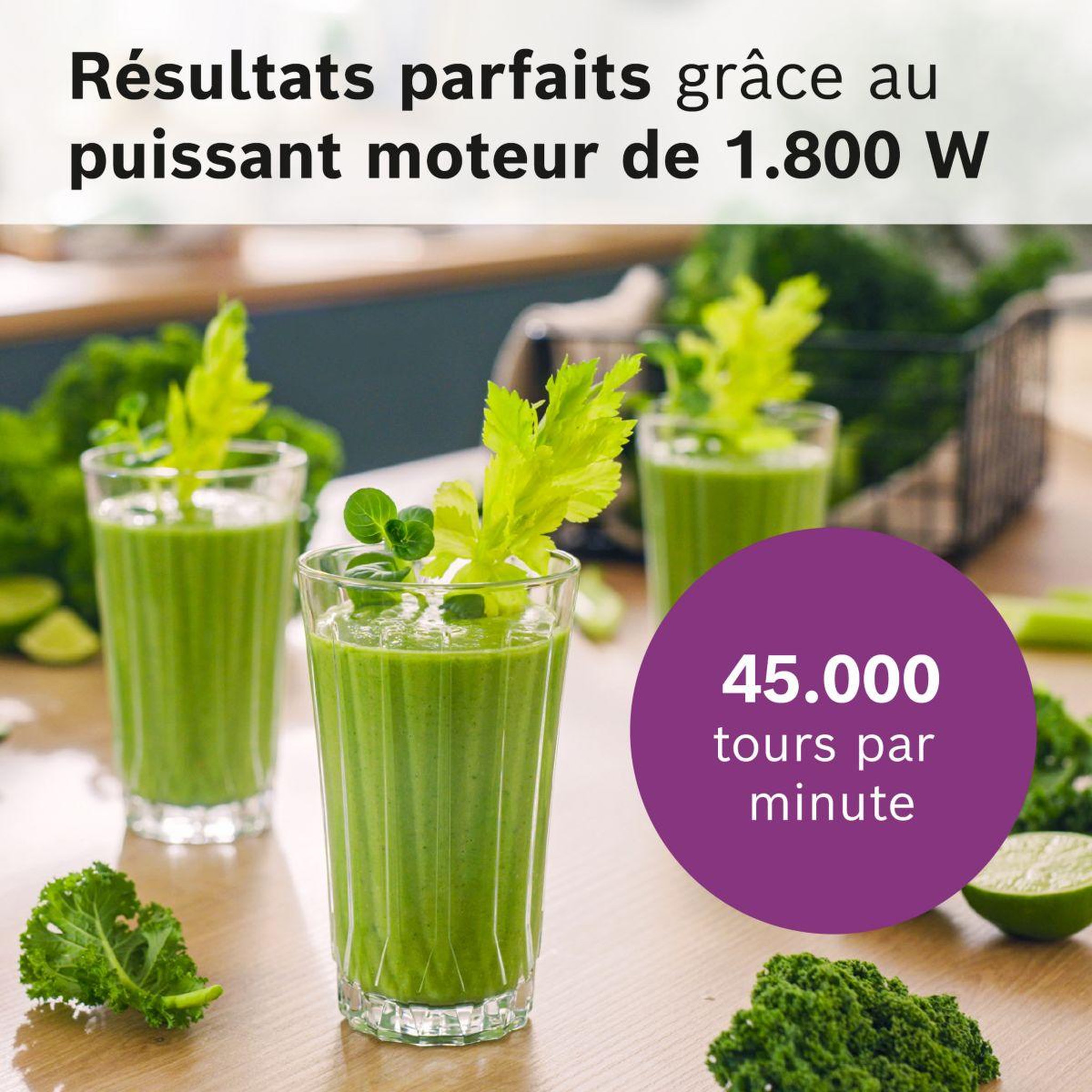 Voir la diapositive 5 : BOSCH Blender vitapower série 6 - noir mmb6654b