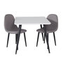 Voir la diapositive 1 : Paris Prix Table Enfant & 2 Chaises  Polar  80cm Blanc & Gris