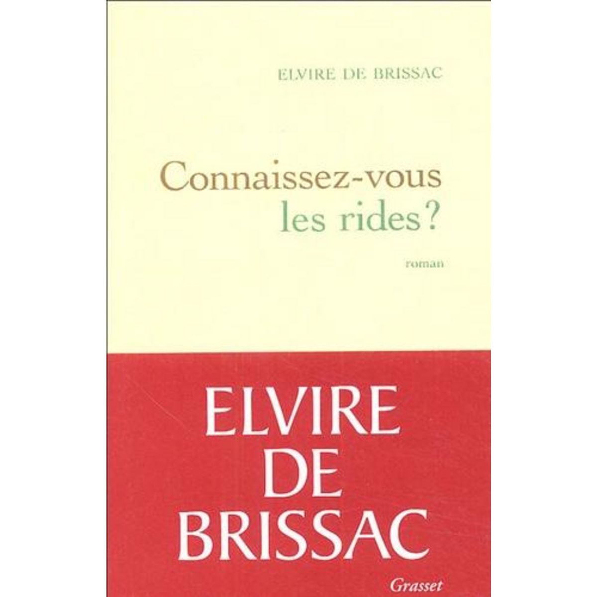 CONNAISSEZ-VOUS LES RIDES ?, Brissac Elvire de