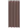 Voir la diapositive 4 : VIDAXL Rideaux en voile avec œillets 2 pcs marron 140x245 cm