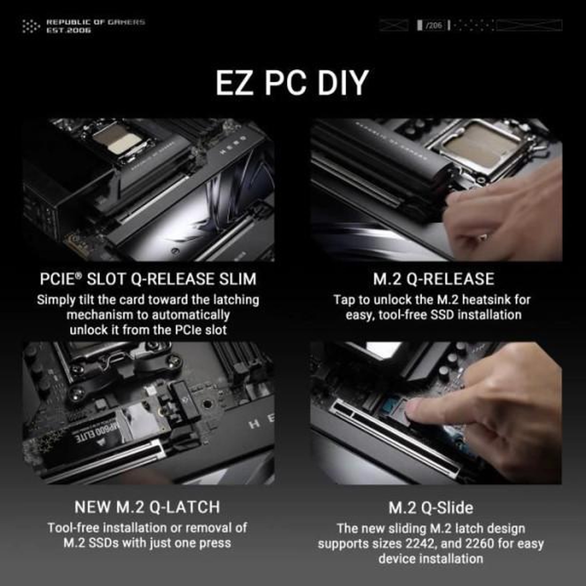 Voir la diapositive 5 : ASUS Carte mere - ASUS - CROSSHAIR X870E HERO