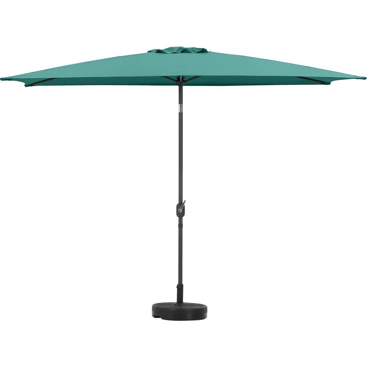 Habitat et Jardin Parasol jardin  Sol 2  - Rectangle - 2 x 3 m - Vert + Dalles à lester incluses