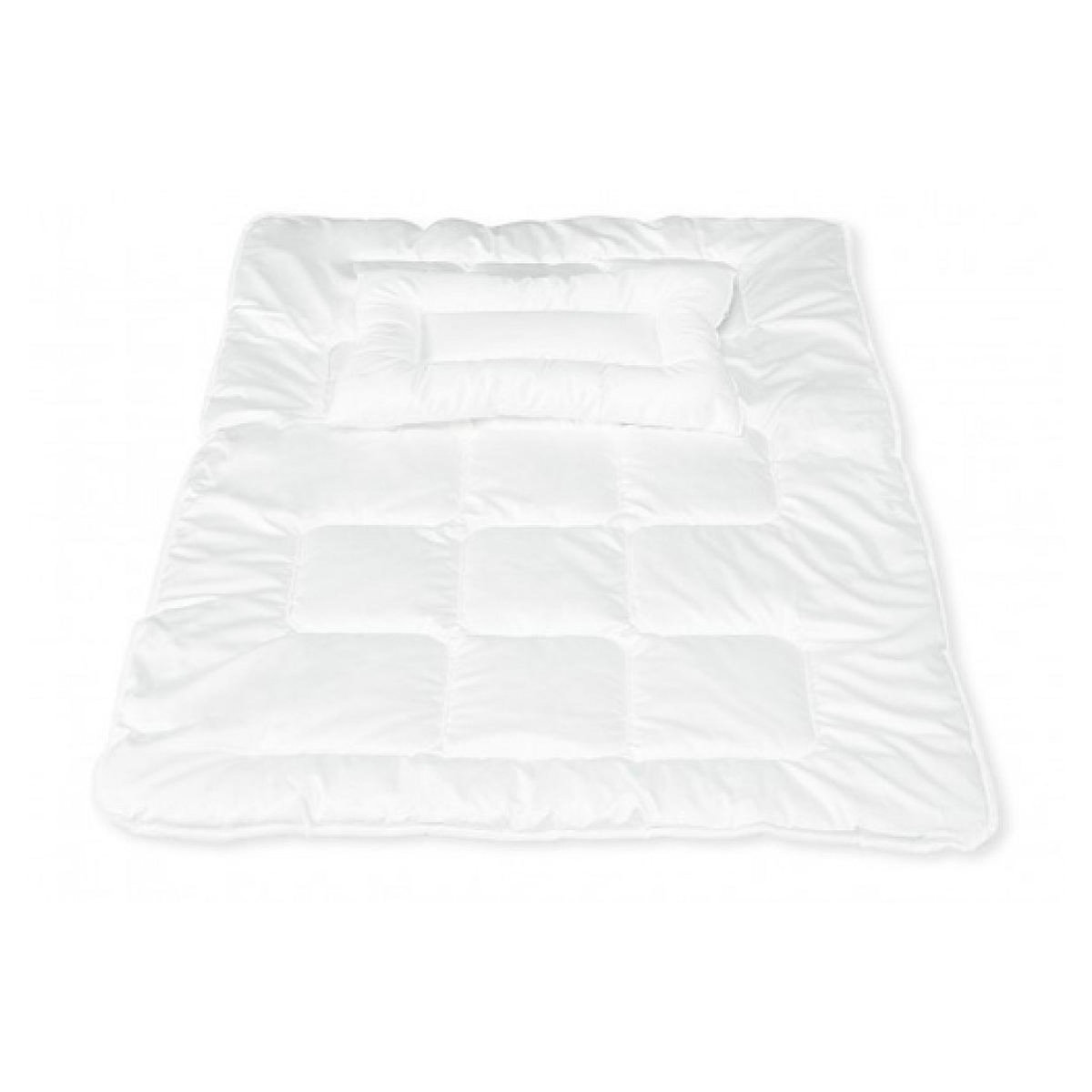 Pinolino Couverture avec oreiller Allergo Housse en coton rembourrage polyester