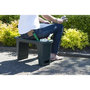 Voir la diapositive 3 : NATURE Tabouret de jardinage 2-en-1 Nature - NATURE - Vert - HDPE - Coussin pour genoux