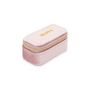 Voir la diapositive 2 : SLOYA Mini boîte à bijoux velours rose pêche