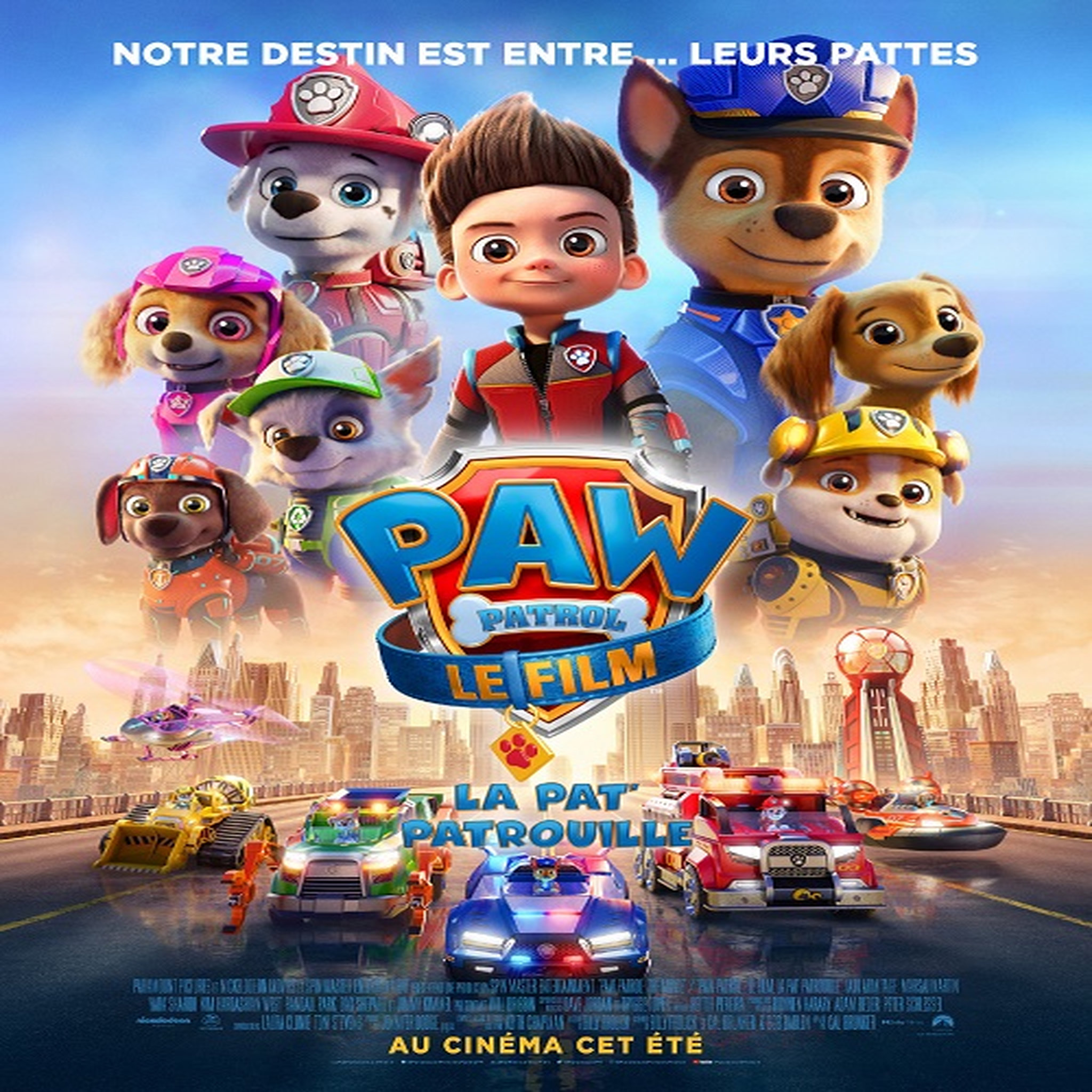 Pat Patrouille le film Blu Ray