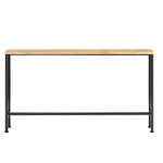 SOBUY SoBuy - Console D'entrée - 120x20x65cm - Industriel - FSB19. Coloris disponibles : Noir, Blanc, Marron