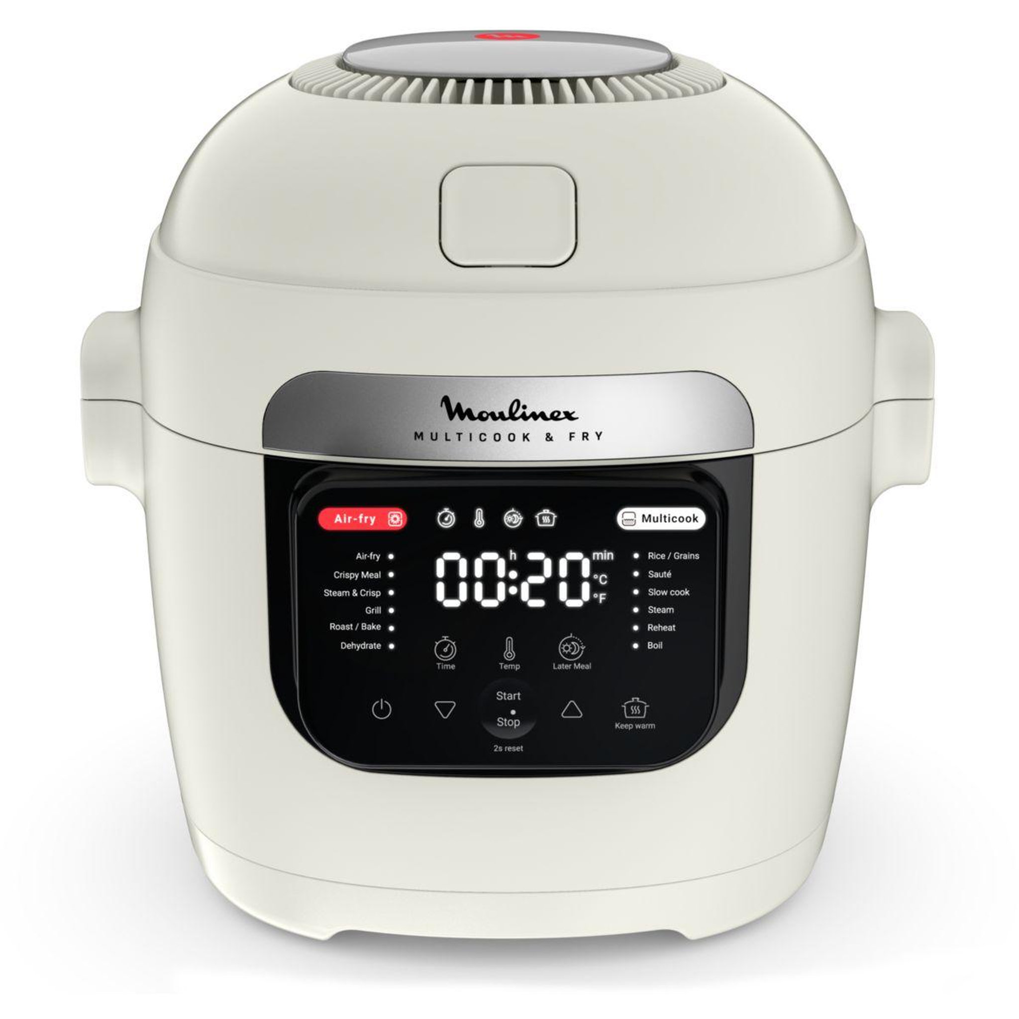 Voir la diapositive 2 : MOULINEX Cuiseur MZ7311F0 blanc Mulitcook cuiseur et Airfryer 6 L, 12 modes de cuisson