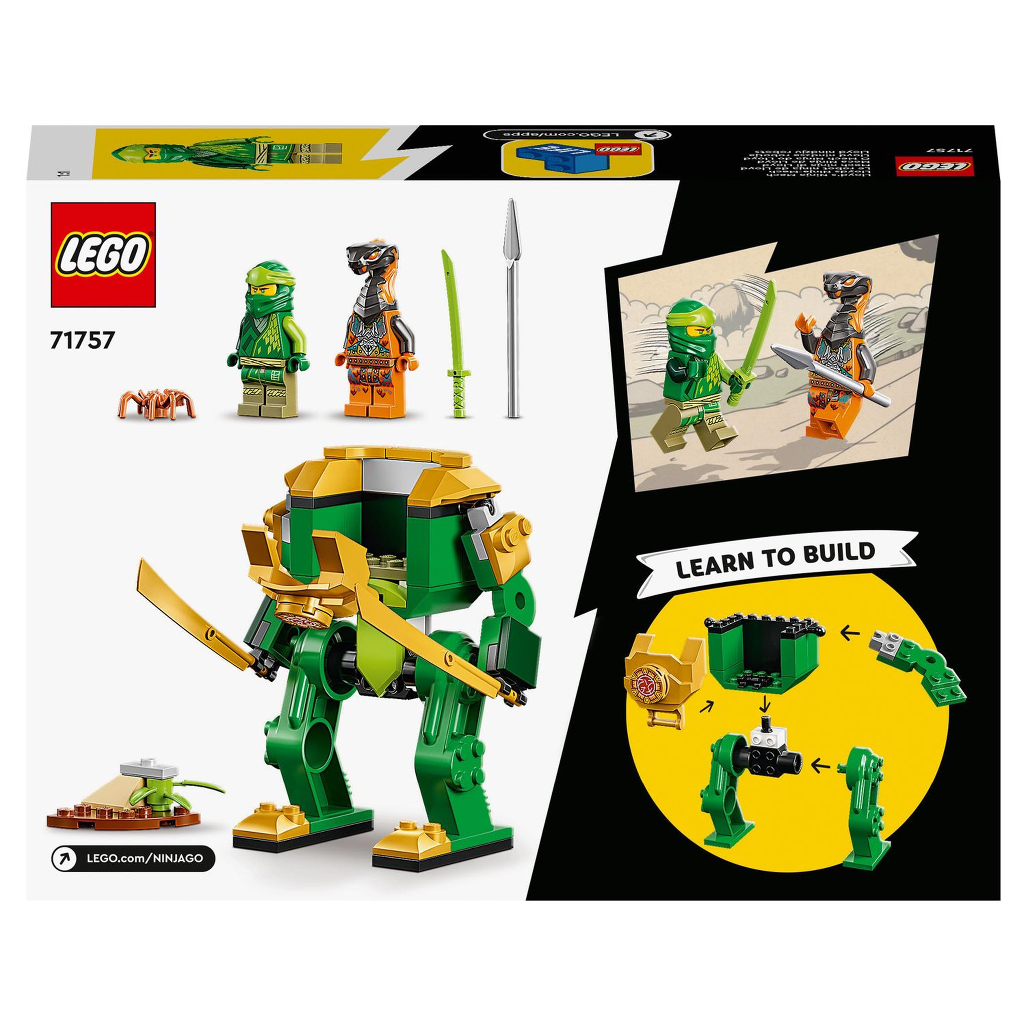 Voir la diapositive 9 : LEGO Ninjago 71757 - Le robot ninja de Lloyd
