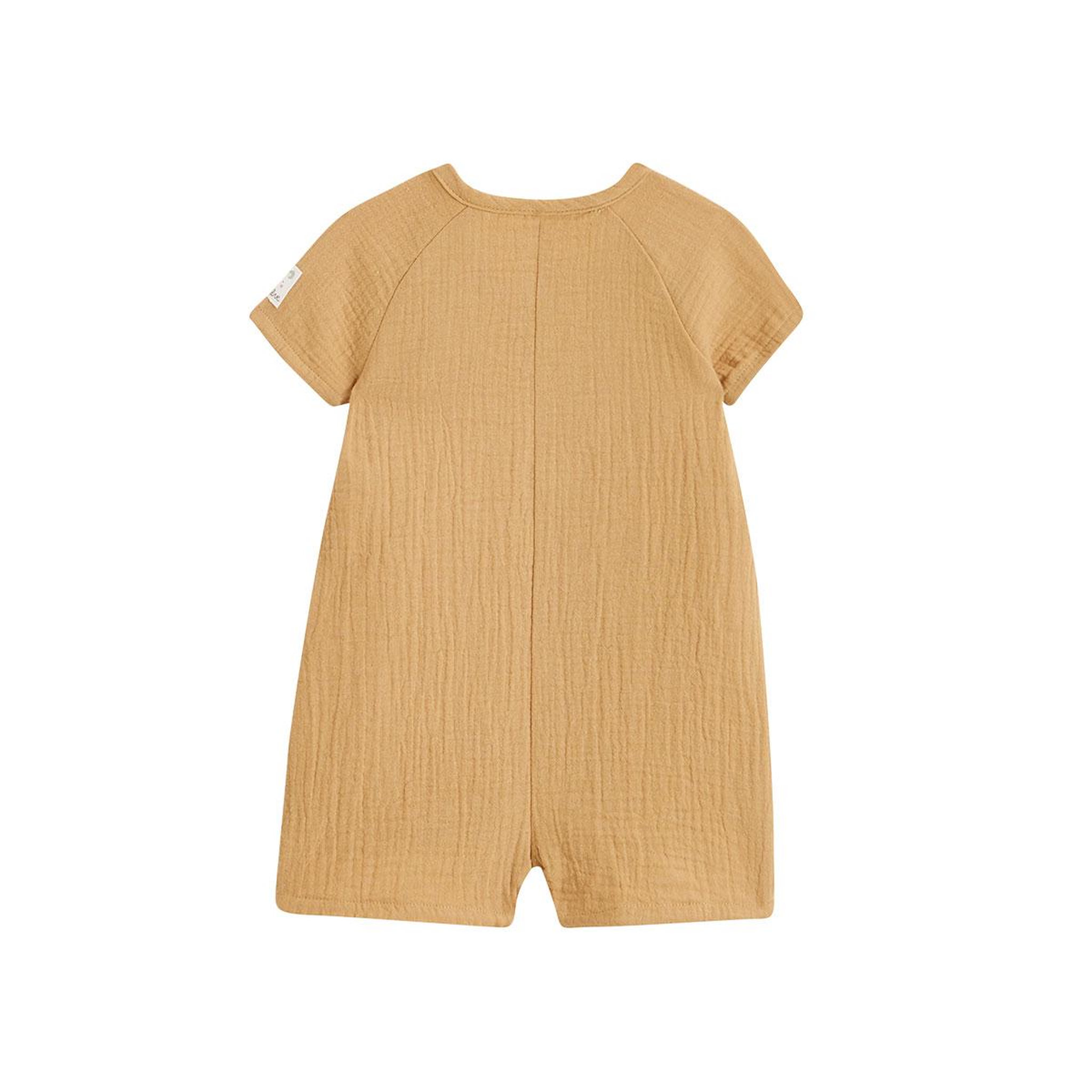 Voir la diapositive 2 : Petit Béguin Barboteuse bébé en gaze de coton ouverture croisée mini rêve