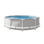Voir la diapositive 2 : INTEX Piscine tubulaire Prism Frame ronde 3,05 x 0,76 m - Intex
