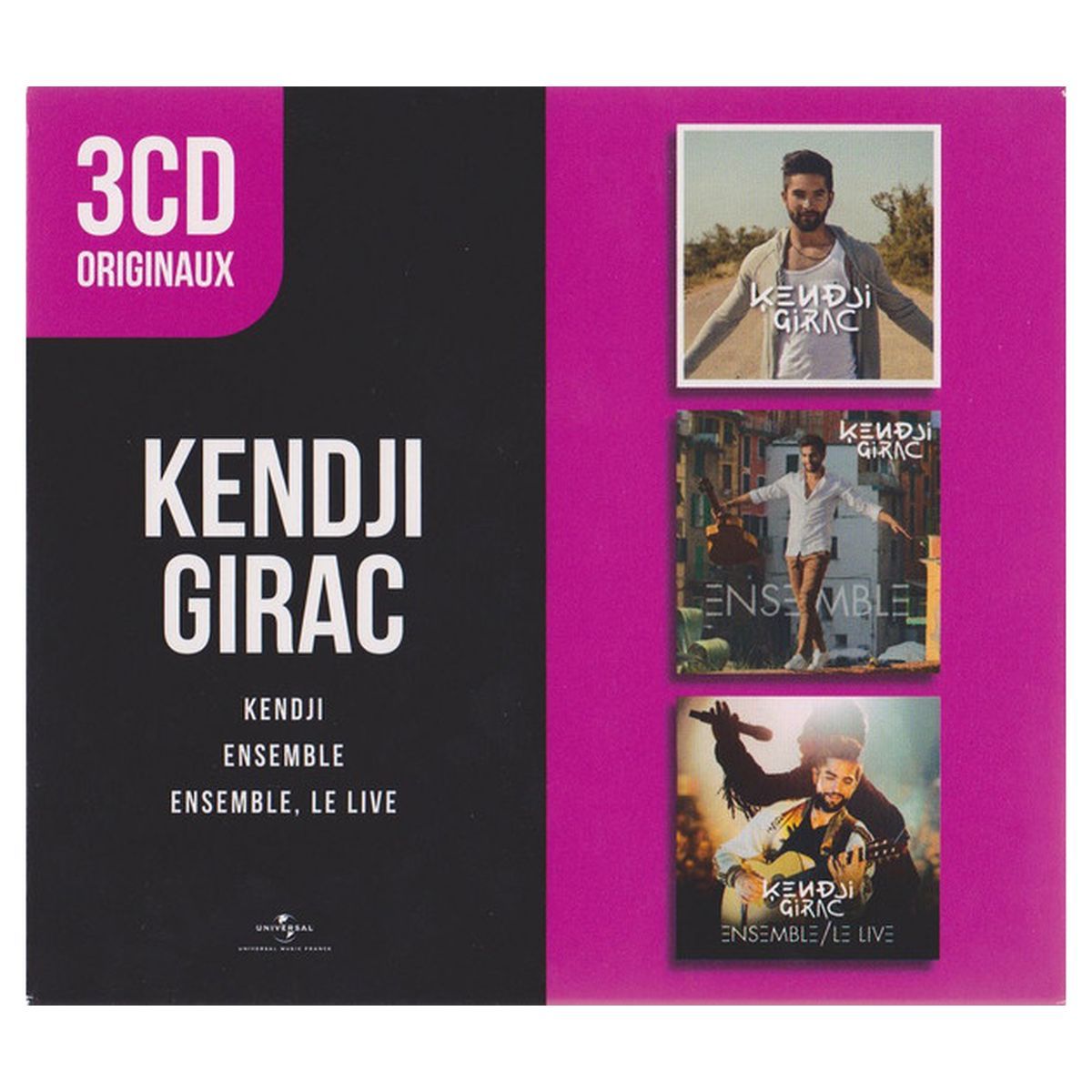Coffret CD Kendji / Ensemble / Ensemble, Le Live