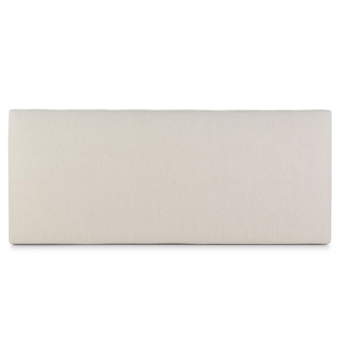 MARCKONFORT Tête de lit tapissée Tagomago 150x60 cm de Lin Naturel, 8 cm d'épaisseur