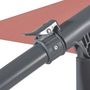 Voir la diapositive 5 : GARDENSTAR Parasol déporté rond D3 x H2.45 m terracotta LEA