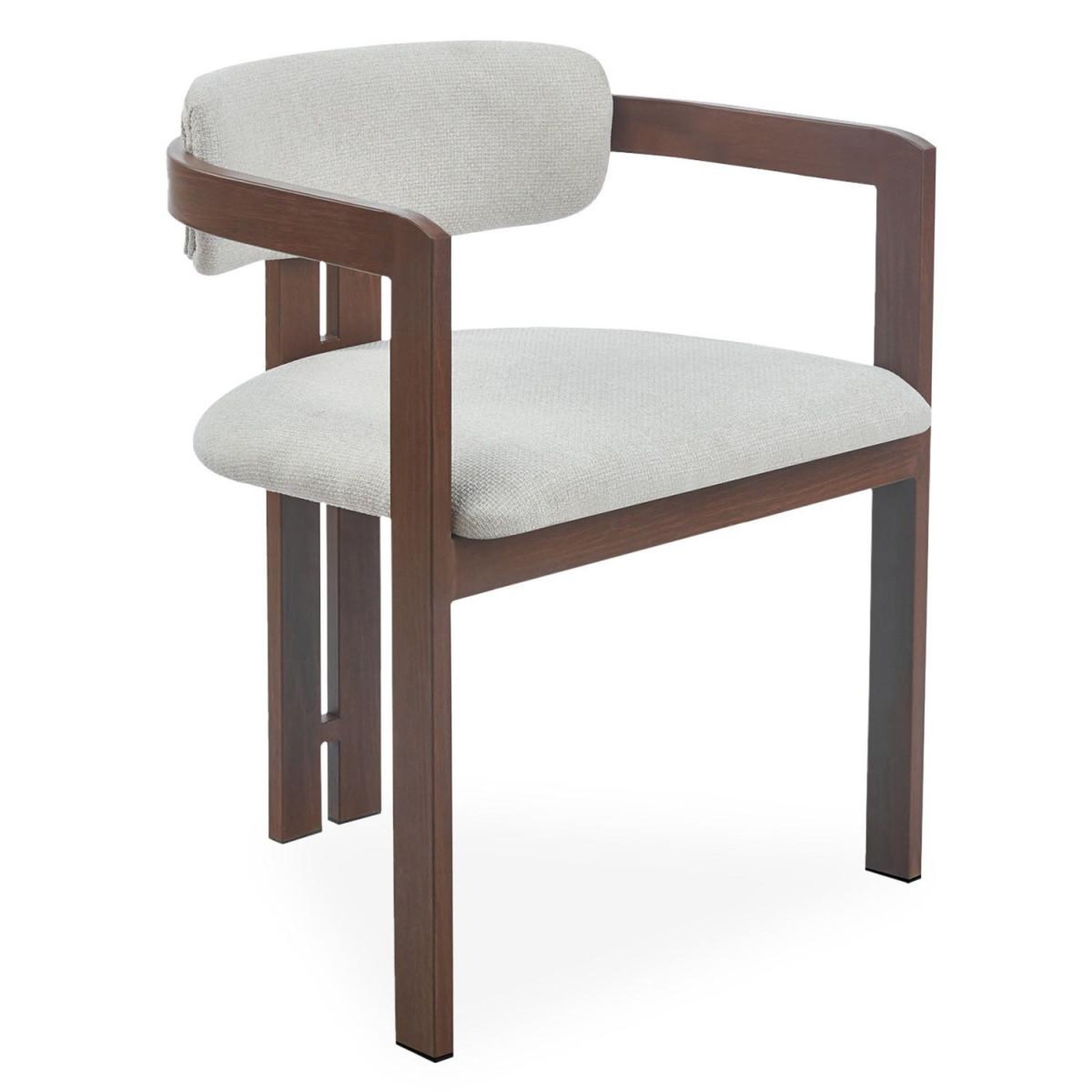 Voir la diapositive 2 : Paris Prix Lot de 2 chaises design  galia  75cm beige & marron