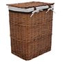 Voir la diapositive 4 : VIDAXL Panier a linge Marron Saule
