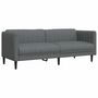 Voir la diapositive 2 : VIDAXL Canape a 3 places gris fonce tissu