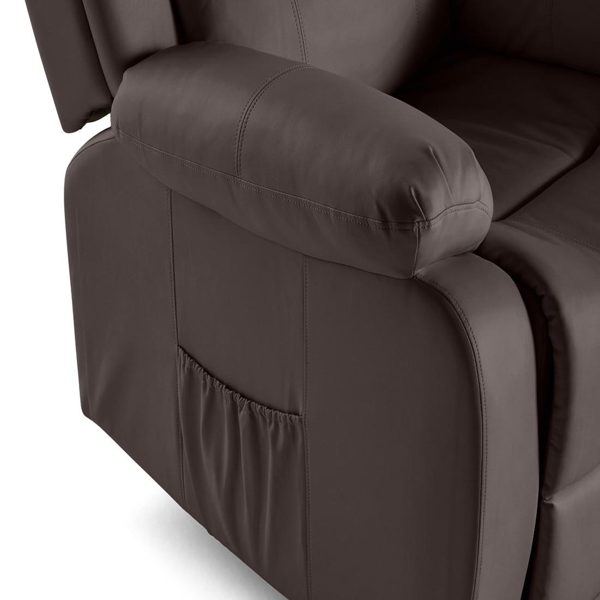 Voir la diapositive 4 : BEST MOBILIER Armand - fauteuil relax électrique en simili