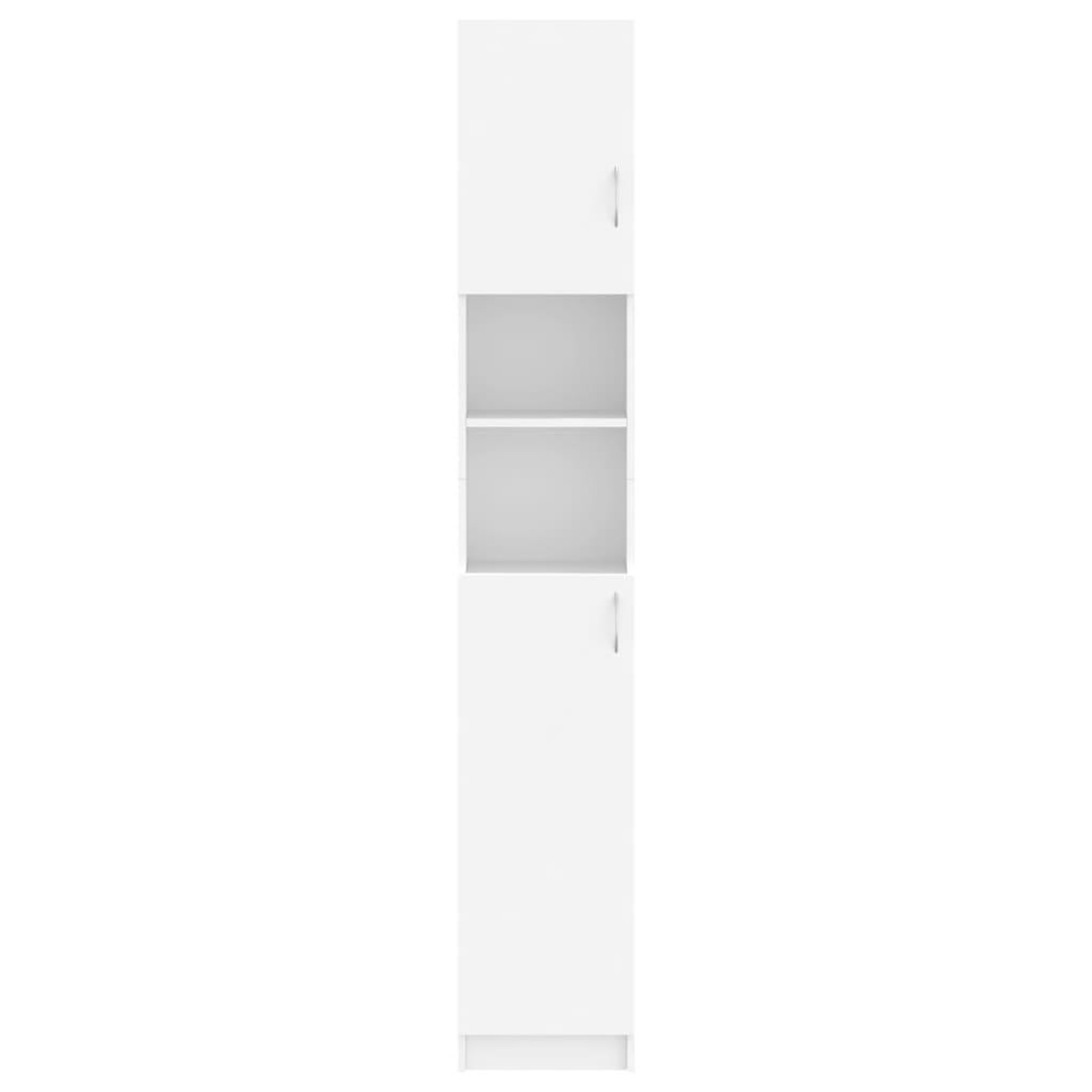 Voir la diapositive 5 : VIDAXL Armoire de salle de bain Blanc 32x25,5x190 cm Bois d'ingenierie