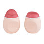 Voir la diapositive 2 : BEABA Lot de 2 BabySqueez' 2 en 1 et Squeez'Portion - Rose