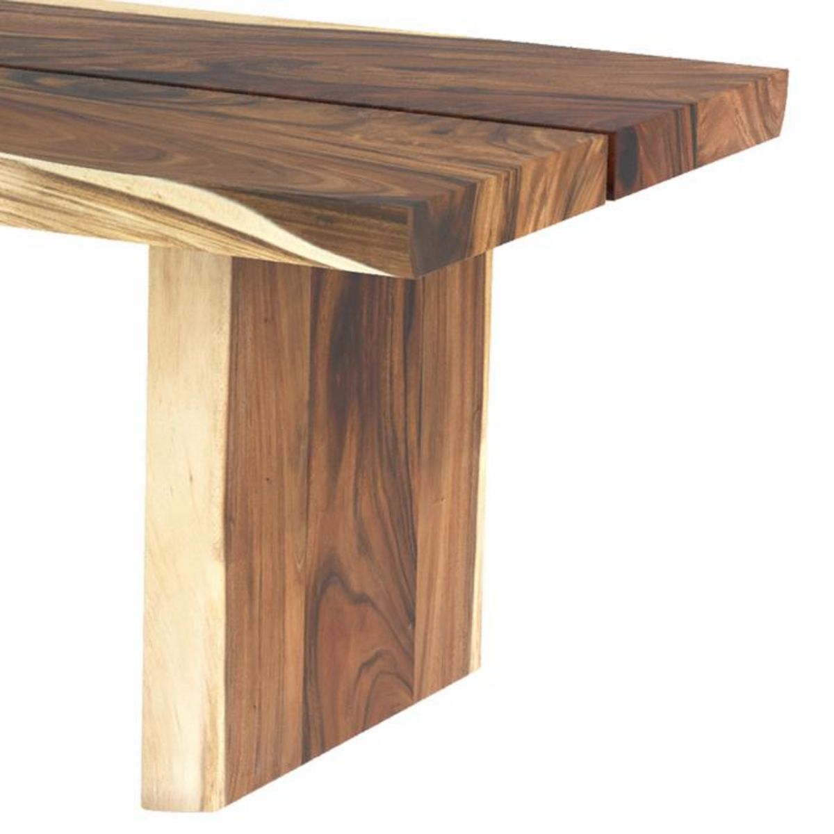 Rendez vous déco Table rectangulaire 8 personnes en bois de suar 220 cm - Tanah