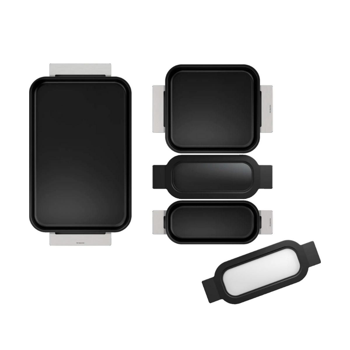 BOSCH Batterie de cuisine 4 pièces acier inoxydable - HEZ9FF040