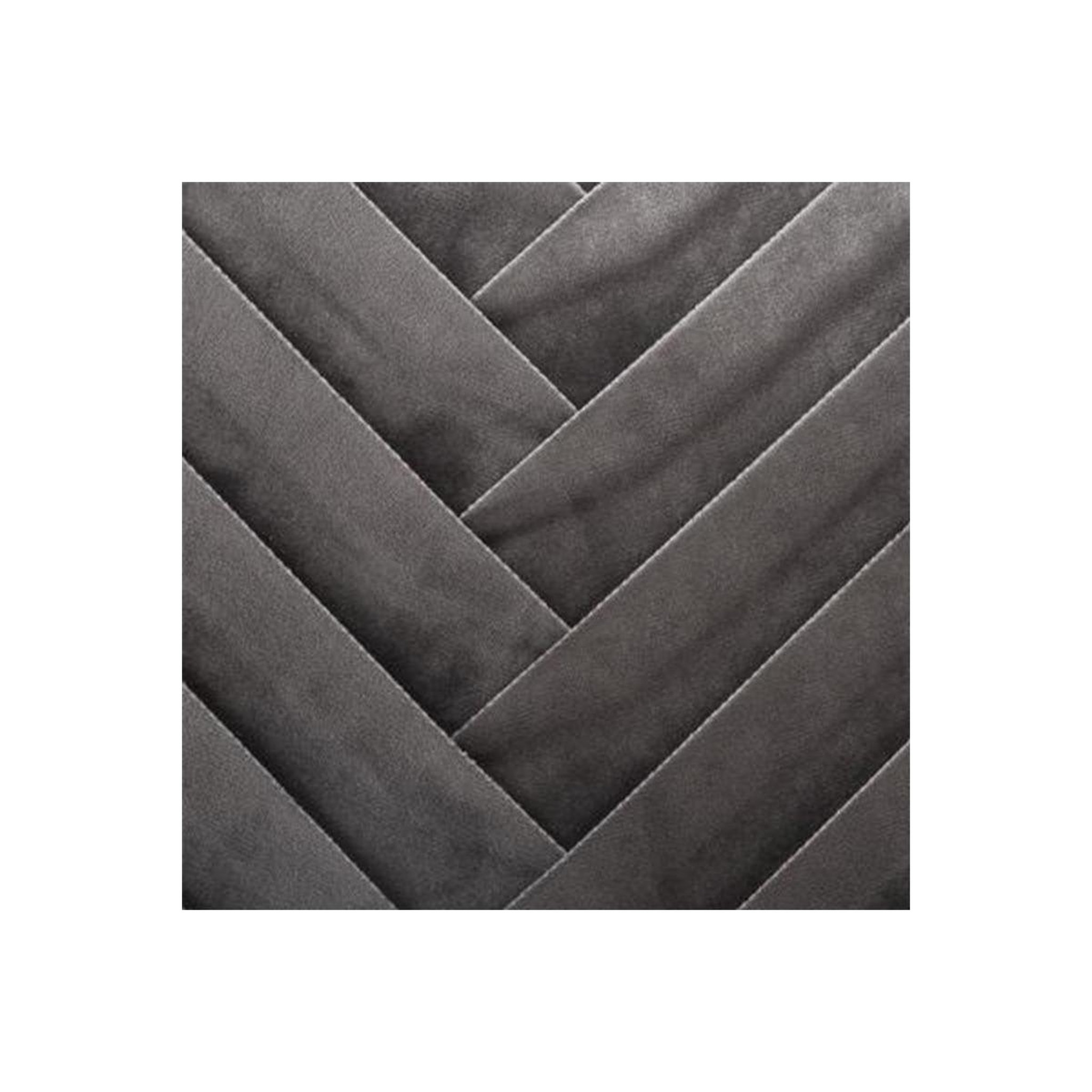 Voir la diapositive 3 : ATMOSPHERA Coussin déhoussable velours  tressé  40x40cm gris