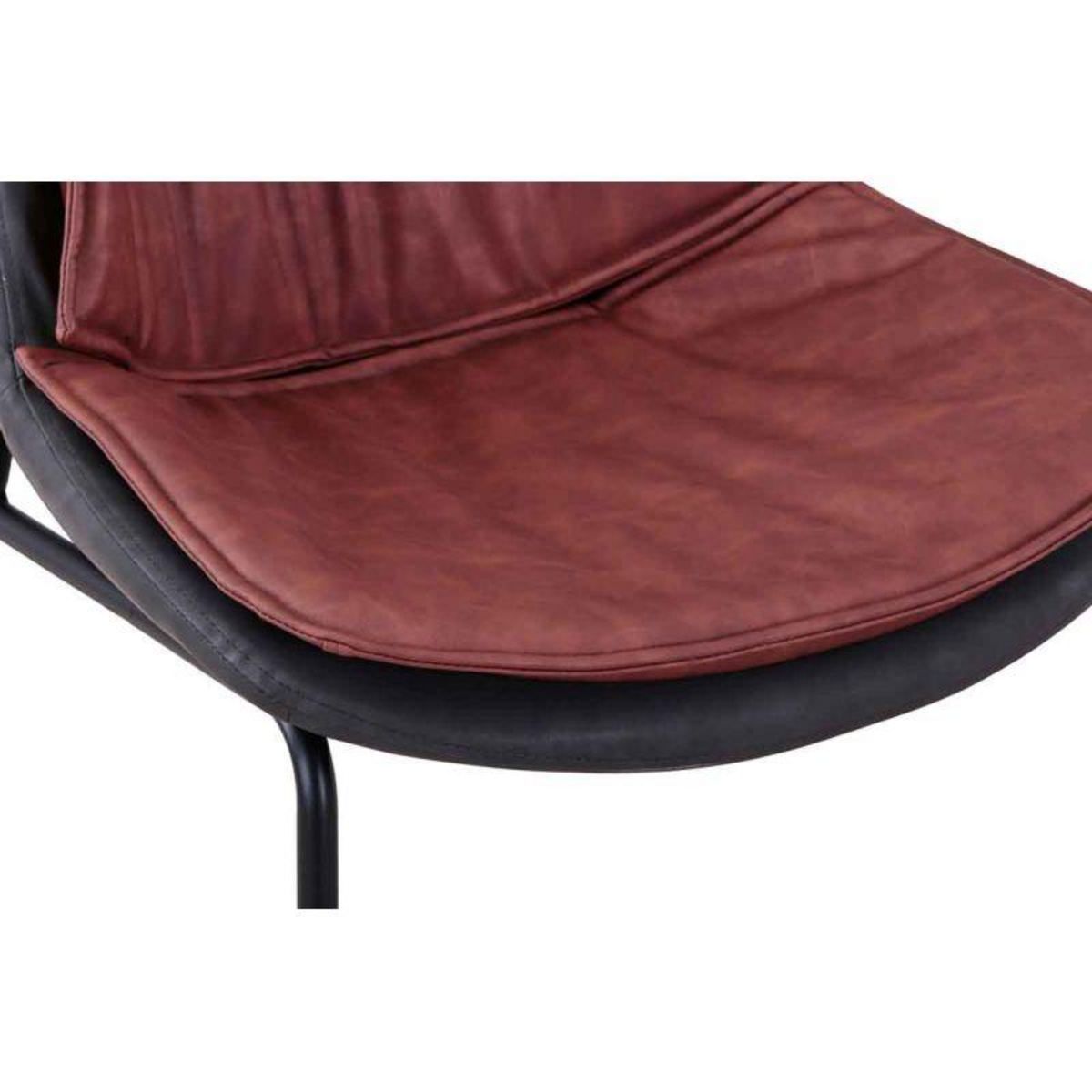 Paris Prix Chaise Design  Brady  84cm Marron & Gris