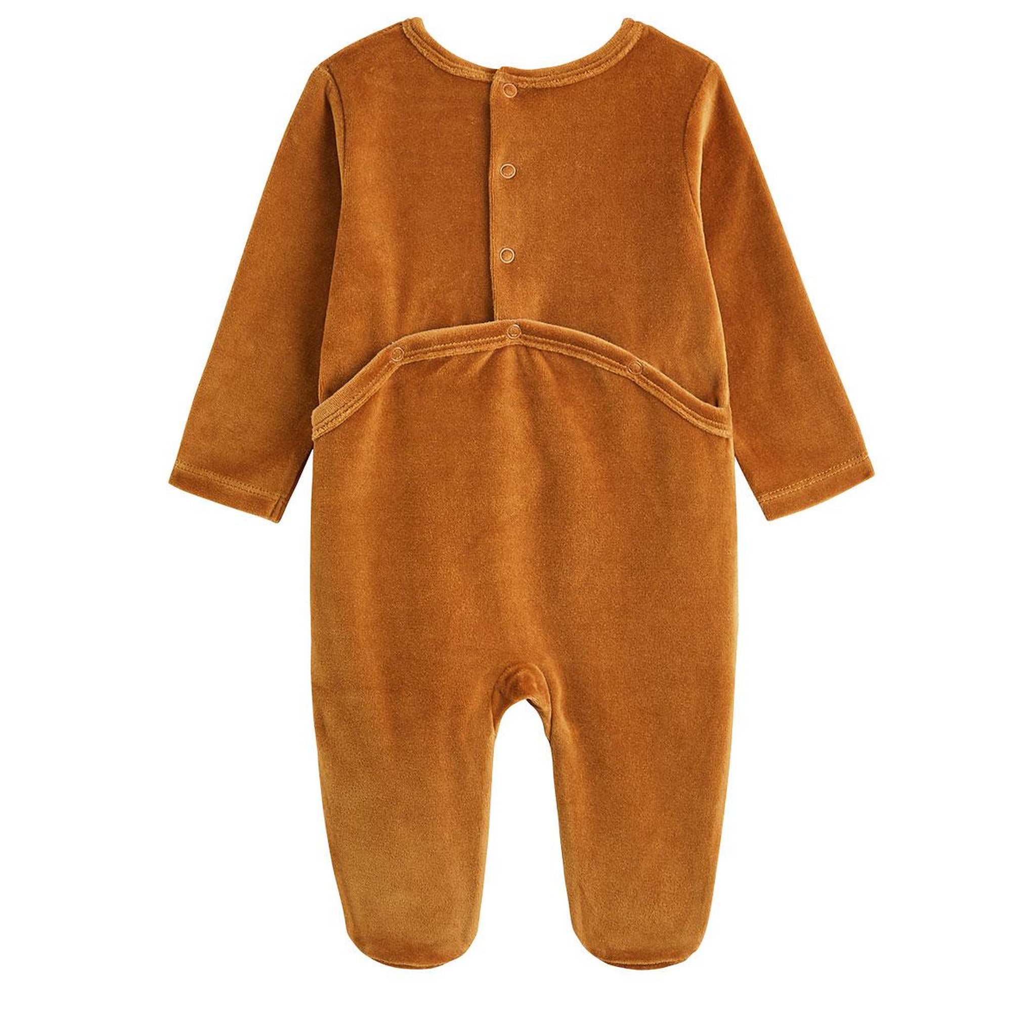 Voir la diapositive 6 : PETIT BEGUIN Lot de 2 pyjamas bébé en velours