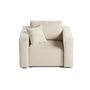 Voir la diapositive 6 : BEST MOBILIER Topaze - fauteuil - en velours texturé
