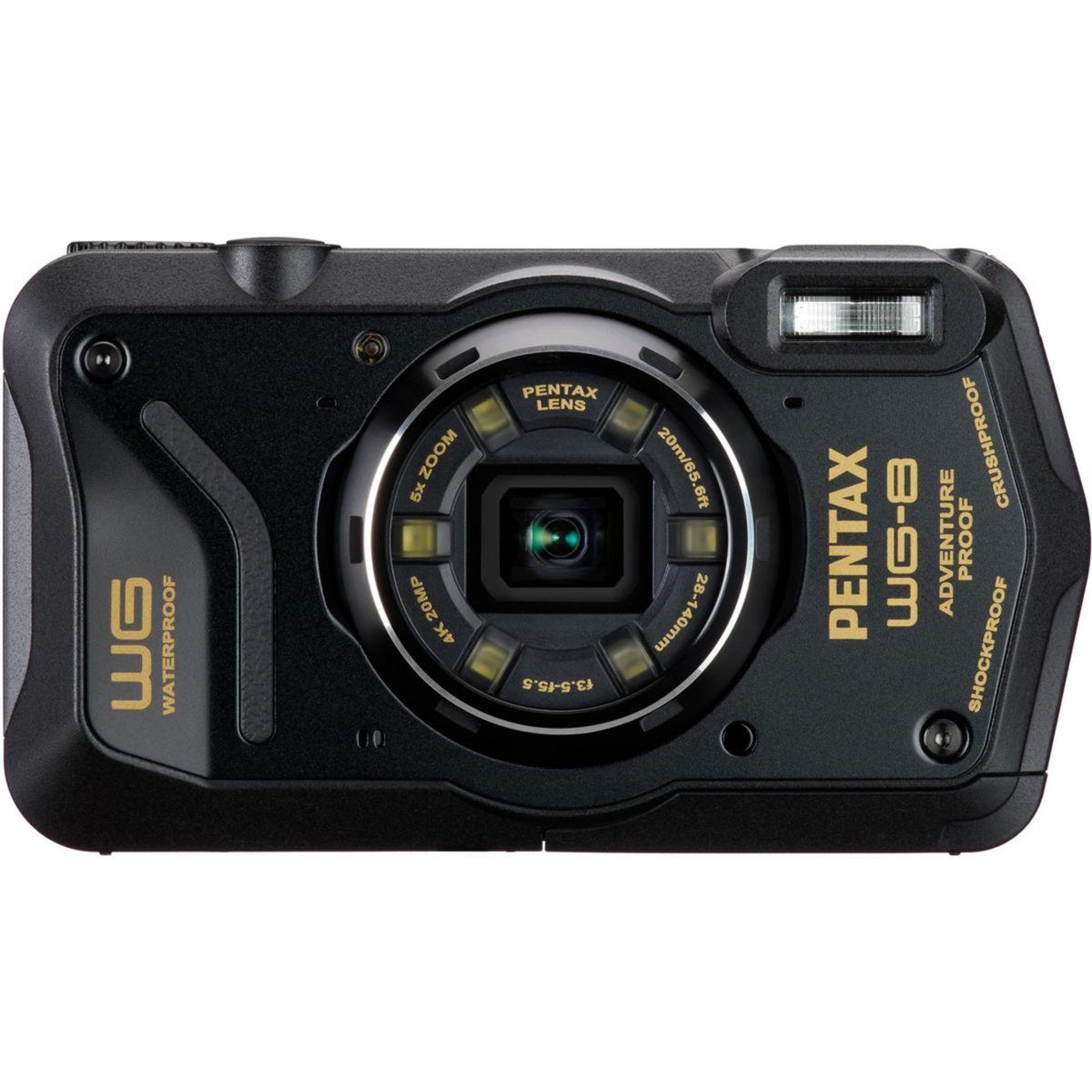 PENTAX Appareil photo Compact WG-8 Noir