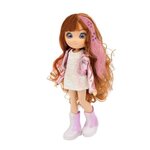 Giochi Preziosi UNIQUE EYES, Poupée 25cm Sophia, regard qui te suit des yeux , avec cheveux Magiques, Jouet pour enfants des 3 ans, MYM083